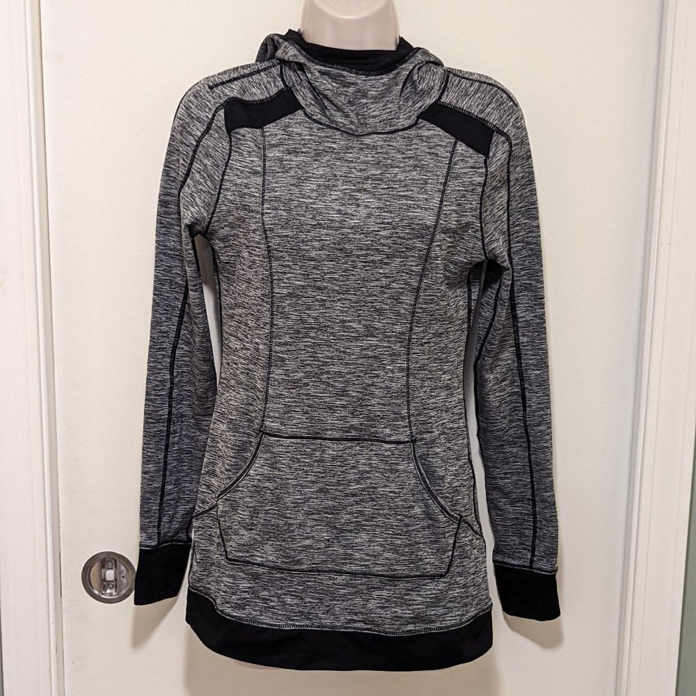 Women's Marc New York Performance Active Pullover Sweatshirt Gray Black Size XS